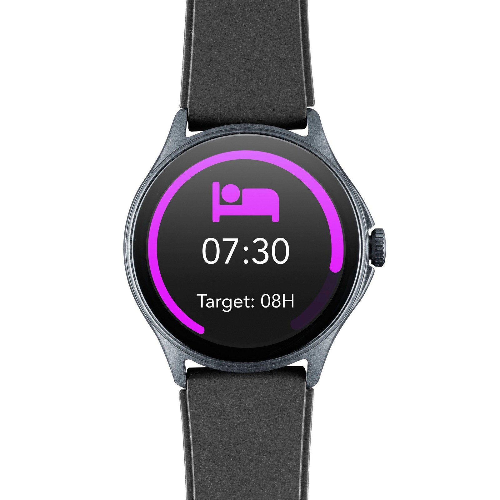 ROUND BT￾BLACK SMARTWATCH